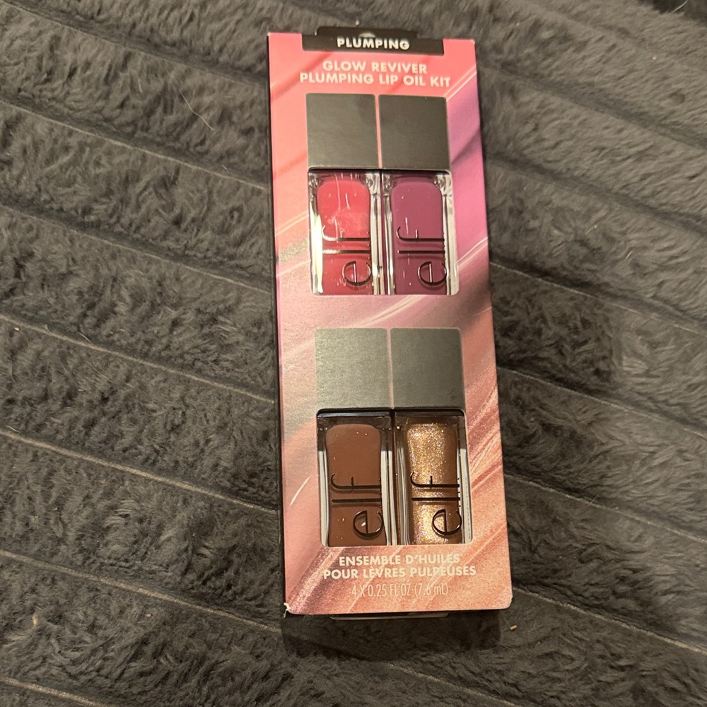 Elf Glow Reviver Plumping Lip Oil Kit - Pink & Brown Shades